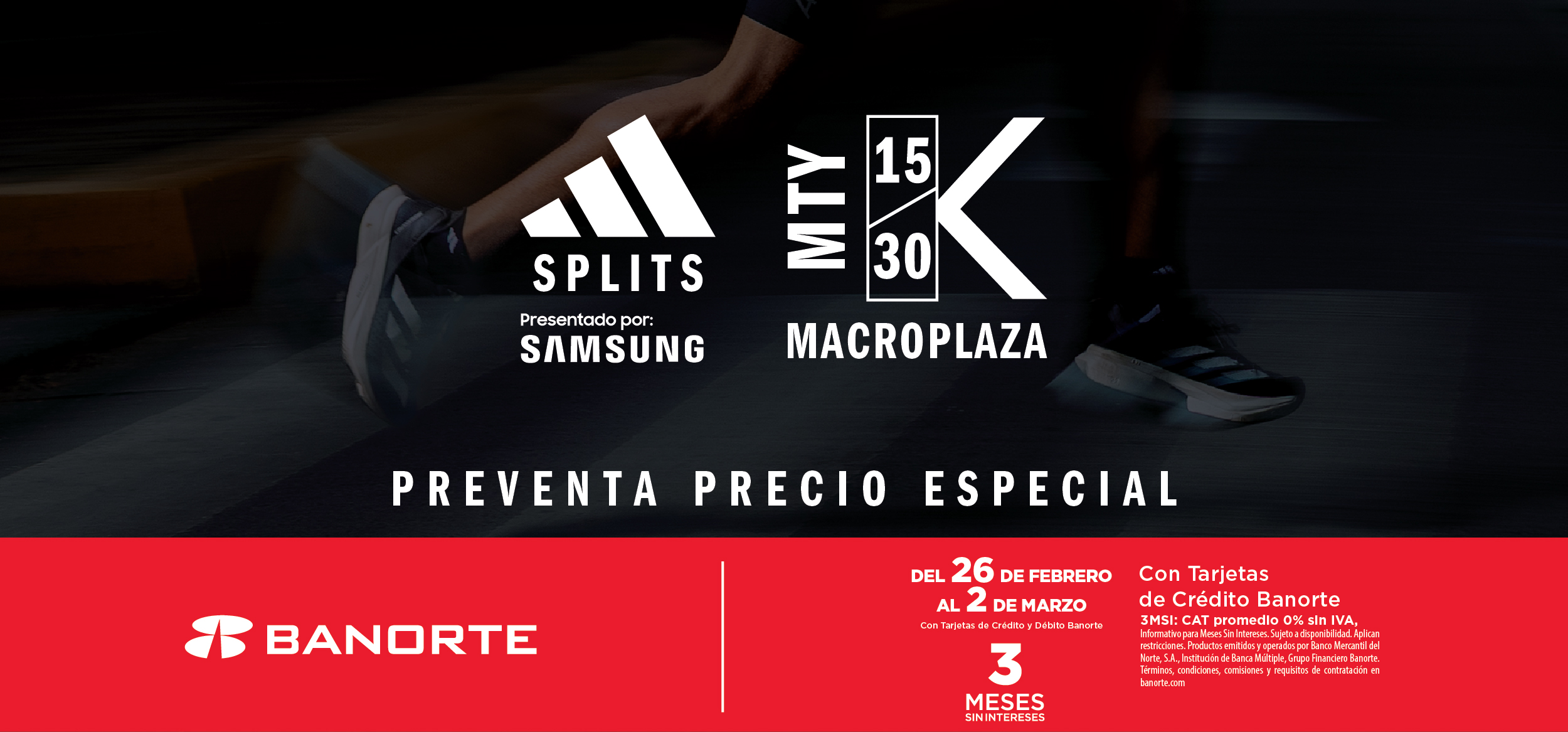 Adidas splits 15k 30k mty